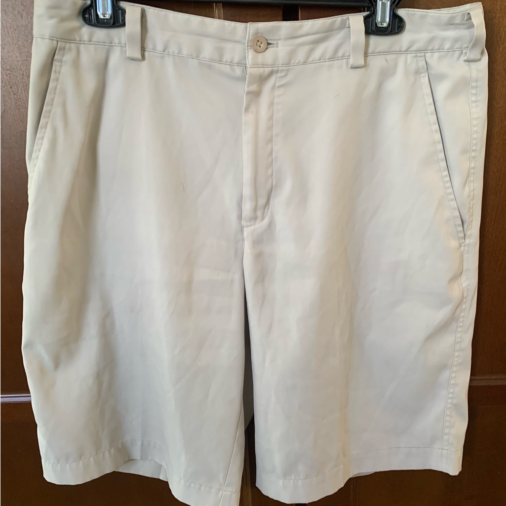 Nike Golf Men's Dri-Fit Beige Shorts Size 32 Medium